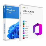 Microsoft pack office 2024 pro plus + windows 11 pro - cl� dactivation - envoi rapide - 1 pc