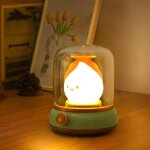 Mignonne veilleuse lampe de chevet sans fil petite lampe de table 2 modes dimmable lampe de nuit chaude ... Mignonne veilleuse lampe de chevet sans fil petite lampe de table 2 modes dimmable lampe de nuit chaude ...