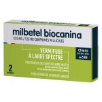 Milbetel vermifuge biocanina pour chiens 2 comprims