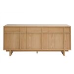 Miliboo - buffet en bois clair chne l160 cm zao