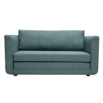 Miliboo - canap� convertible 2 places en tissu vert de gris leon
