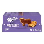 Milka - 20 sachets de choco moelleux - gteaux aux ppites de chocolat - (4x140g)