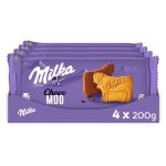Milka - 4 paquets de choco moo - biscuits napps au chocolat au lait - (4x200g)