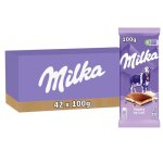 Milka - 42 tablettes de chocolat au lait tendre au lait - (42x100g)