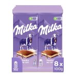 Milka - 8 tablettes de chocolat au lait tendre au lait - (8x100g)