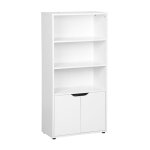 Milton & oldbrook biblioth�que avec 4 compartiments kells blanc