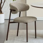 Milton & oldbrook chaise de salle  manger hamina noyer