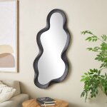 Milton & oldbrook miroir mural 46 x 98 cm tranas noir