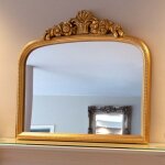 Milton & oldbrook miroir mural 76 x 68 cm melnik or