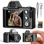 Mini - appareil photo num�rique portable 1080p avec carte sd 64 go et clip porte - cartes pour adolescents ...