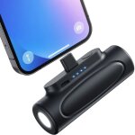 Mini batterie externe pour iphone 5000mahpower bank 20w avec eclairage de secours chargeur externe pour ...