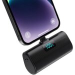 Mini batterie externe pour iphone 5200mahpower bank 20w pd charge rapide chargeur externe avec �cran ...