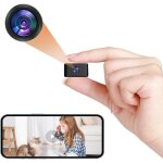 Mini cam�ra espion - fjjvff - 1080p - 140� grand angle - wi?fi 2. 4ghz - batterie rechargeable