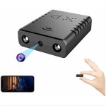 Mini camra de scurit sans fil hd 1080p pour la maison le bureau ou lextrieur (noir)