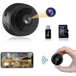 Mini camra de surveillance - micro wifi - hd 1080p - vision nocturne infrarouge - carte sd 32 go