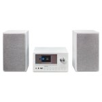 Mini chane hifi - medion - radio internet dab / fm - lecteur cd - 2x15w rms - blanc