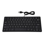 Clavier - okumggyj - mini clavier filaire usb - 78 touches - ultra fin - noir