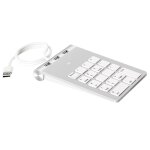 Mini clavier numrique clavier 18 touches clavier numrique pav numrique avec 3 ports hub usb pour ...