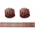 Mini clture de jardin 3 pices bordure jardin bois cltures de jardin miniatures mini cloture bois clture ...