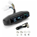 Mini compteur de vitesse num�rique lcd universel pour moto compteur odo num�rique tachym�tre pour moteur ...