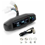 Mini compteur de vitesse num�rique lcd universel pour moto compteur odo num�rique tachym�tre pour moteur ...