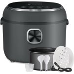 Mini cuiseur de riz 2l multifonctionnel pour 1 - 4 personnesrice cooker de riz 400w7 fonctions de cuissonpanie ...