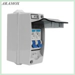 Mini disjoncteur tanche haute performance 32a 2 voies mcb