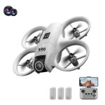 Mini drone avec caméra 720p hd drone pour enfant quadricoptère hélicoptère rc avec 3 batteries jouet ... Mini drone avec caméra 720p hd drone pour enfant quadricoptère hélicoptère rc avec 3 batteries jouet ...