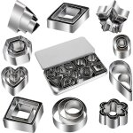 Mini emporte - pices 30 pcs petits emporte - pices en acier inoxydable emporte - pices forme de c?ur ...