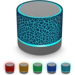Mini enceinte bluetooth portable sans fil haut - parleur st�r�o rechargeable ai super bass avec lumi�res ...