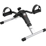 Mini exercise bike portable pedal exerciser gym fitness leg arm training adjustable resistance with l ...