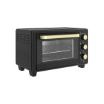 Mini - four 16l 1400w 100 - 230? 60 min minuterie avec grille et plaque de cuisson avec poign�e plateau ...