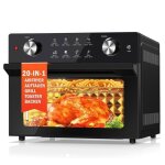Mini four - four  air 30l temprature 100?230 cuisson  air chaud 360 clairage intrieur interrupteur ...