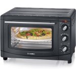 Mini - four À chaleur tournante 20 l avec pierre À pizza et tournebrochefour posable 1 500 w design simple ... Mini - four À chaleur tournante 20 l avec pierre À pizza et tournebrochefour posable 1 500 w design simple ...