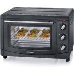 Mini - four �lectrique - woopso - 20 l - 1500 w - noir - 385x445x295 cm - minuteur 60 min - temp�rature ...