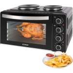 Mini - four avec plaques de cuisson et tournebrochecuisiner et cuire en mme tempsmini - four 28l chaleur ...