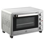 Mini - four rotisserie lectrique 32l 52. 2x38. 1x33. 5cm argent - 1600w puissantlchefrite intgrecorps ...