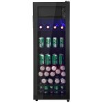 Mini frigo 128l - 94 canettes - 8l + 120l - silencieux & �conome - compresseur - �tages r�glables - id�al ...