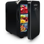Mini frigo10l220v / 12vrefroidisseur et rchauffeurportable mini rfrigrateur avec affichage lcd de ...
