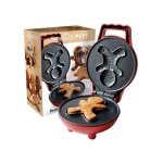 Mini usine de gaufres - scrapcooking - 3885 - bonhomme pain dpices - revtement antiadhsif