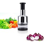 Mini hachoir manuel pour oignons et lgumes coupe - oignons avec presse - ail pour cuisine