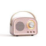 Mini haut - parleur bluetooth r�tro portable avec radio fm petit haut - parleur bluetooth st�r�o sans ...