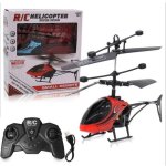 Mini hlicoptre radiocommand avion micro 2 canaux rc 901 - rouge