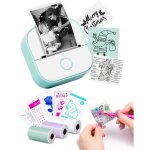 Mini imprimante thermique portable - t02 machine � autocollants mini printer sans encre poche imprimante ...