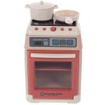 Mini jouet de four lectrique lectrique appareil de cuisine raliste pour faire semblant couleur th ...