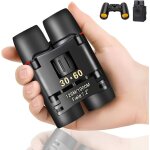 Mini jumelles hd pliables légères pour adultes / enfants observation oiseaux voyages noir Mini jumelles hd pliables légères pour adultes / enfants observation oiseaux voyages noir