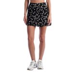 Mini - jupe � ourlet volant� pour femme 664956 - noir � motifs