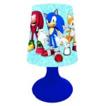 Lampe de chevet - sonic - mini lampe veilleuse - led - multicolore - pour enfants
