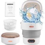 Mini lave - linge 13l avec essorage 3 modes pour camping sous - vêtements bébé Mini lave - linge 13l avec essorage 3 modes pour camping sous - vêtements bébé