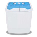 Mini lave - linge 2 compartiments essorage minuterie charge 36 kg 575 x 34 x 65 cm Mini lave - linge 2 compartiments essorage minuterie charge 36 kg 575 x 34 x 65 cm